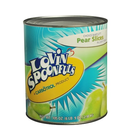 Lovin Spoonfuls Lovin' Spoonfuls-Pear Slices Lt Syr No 10, PK6 506310